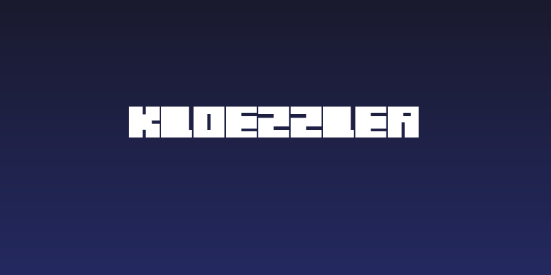 kloezzler Social Header