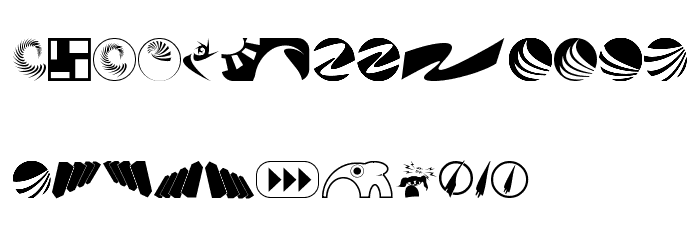 klozzbats Font LOWERCASE