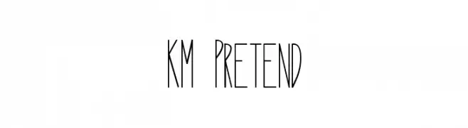 KM Pretend  Frei Schriftart Herunterladen
