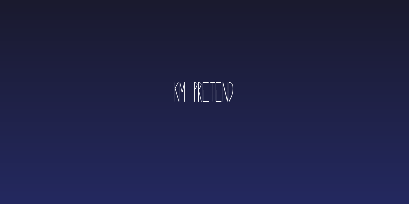 KM Pretend Social Header