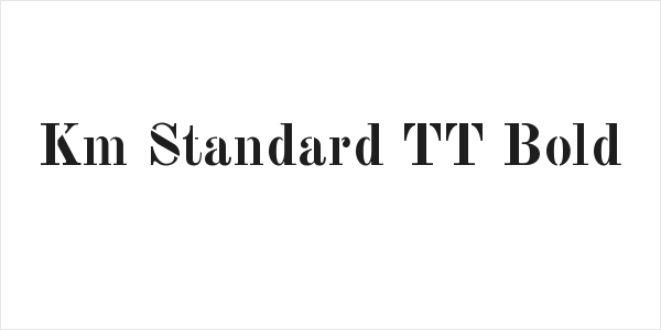 Km Standard TT Bold Logo