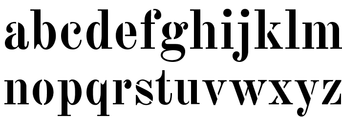 Km Standard TT Bold Font LOWERCASE