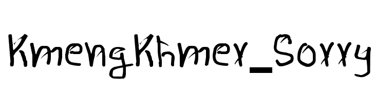 KmengKhmer_Sorry  Free Fonts Download