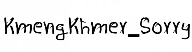 KmengKhmer_Sorry  Frei Schriftart Herunterladen