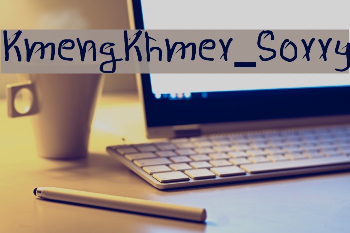 KmengKhmer_Sorry Font examples