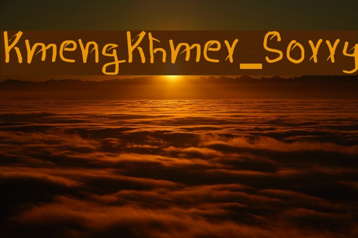 KmengKhmer_Sorry Font examples