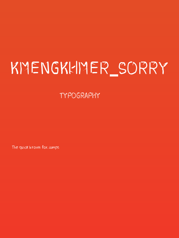 KmengKhmer_Sorry Poster