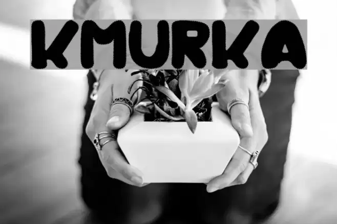 kmurka Font examples