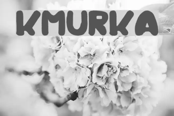 kmurka Font examples