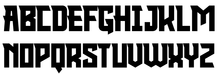 KNIGHT WARRIOR Font LOWERCASE