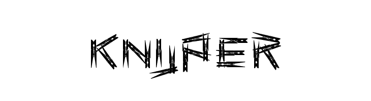 KNIJPER  Fuentes Gratis Descargar