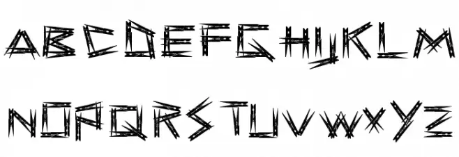 KNIJPER Schriftart Groß