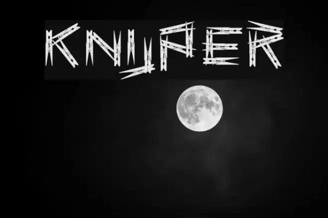 KNIJPER Font examples