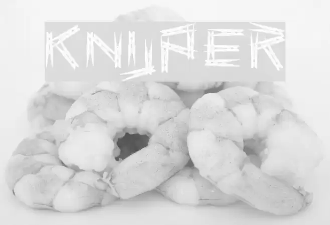 KNIJPER Font examples