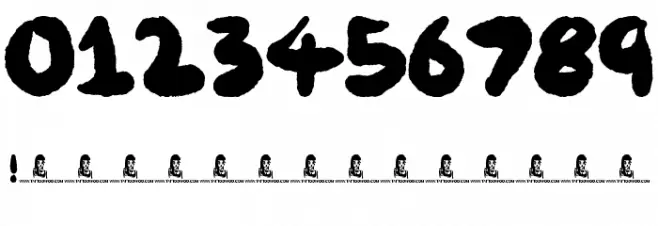 Knackers Font OTHER CHARS