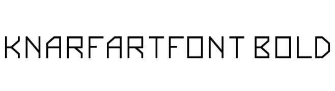 KnarfArtFont-Bold  नि: शुल्क फ़ॉन्ट्स डाउनलोड