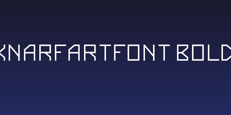 KnarfArtFont-Bold Social Header