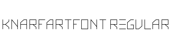KnarfArtFont-Regular  免费字体下载