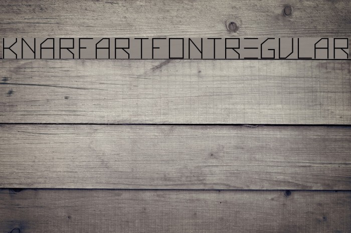 KnarfArtFont-Regular Font examples