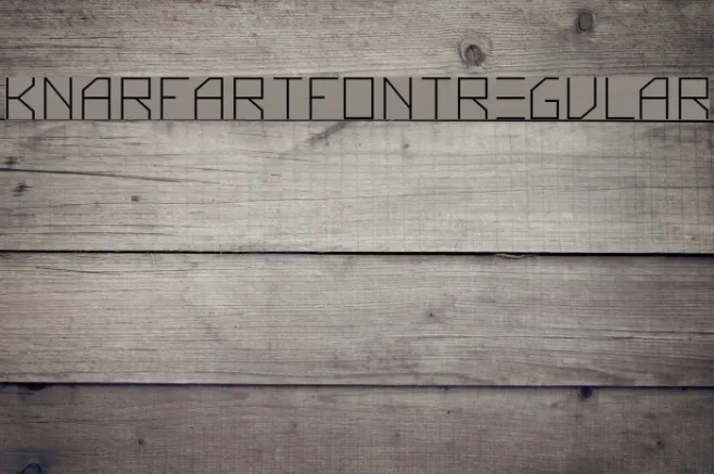 KnarfArtFont-Regular Example 1