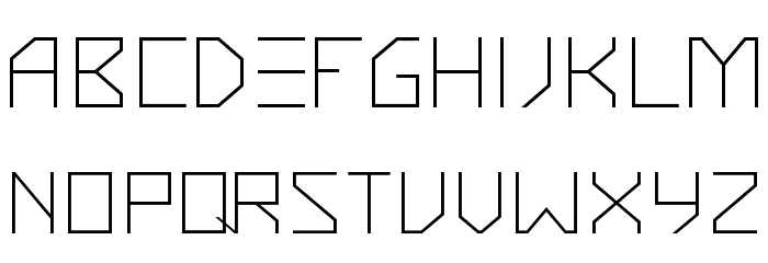 KnarfArtFont-Regular Font LOWERCASE