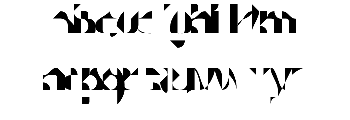 Knarkarsvin Font LOWERCASE