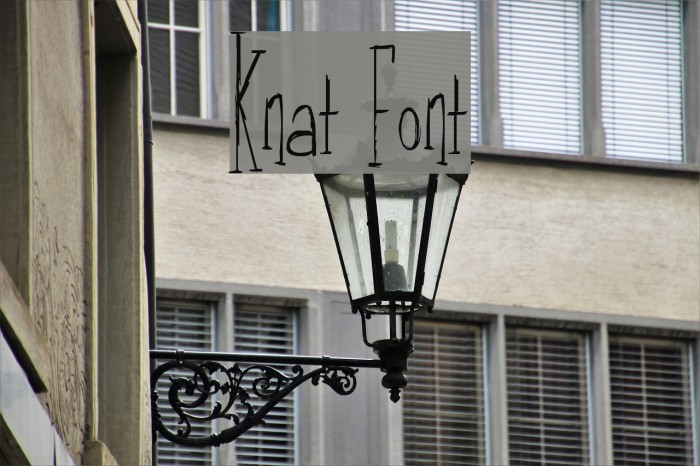 Knat Font examples