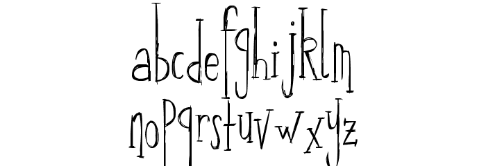 Knat Font LOWERCASE