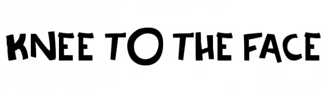 Knee to the face  Frei Schriftart Herunterladen