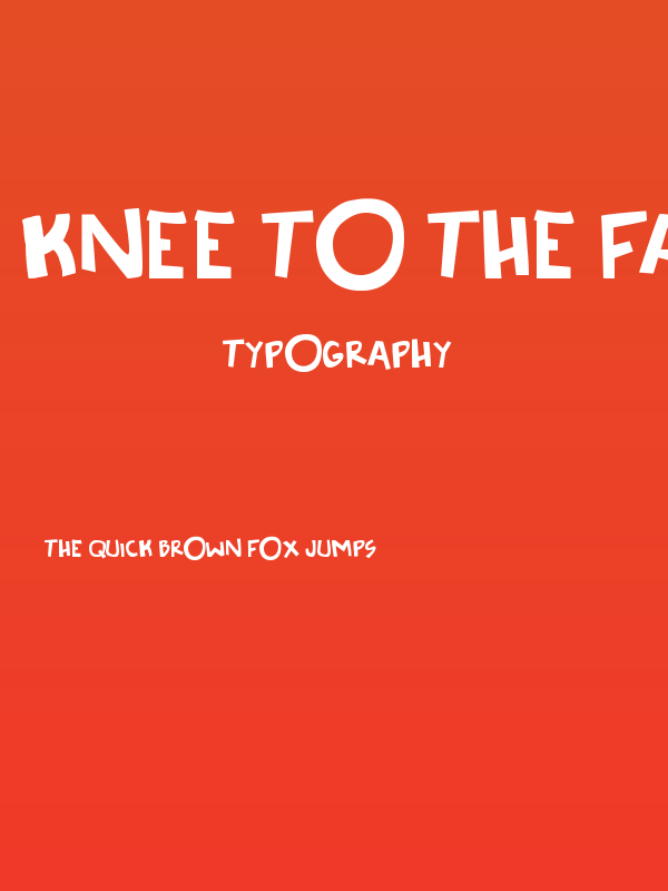 Knee to the face Poster