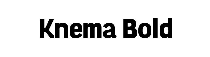 Knema Bold Font