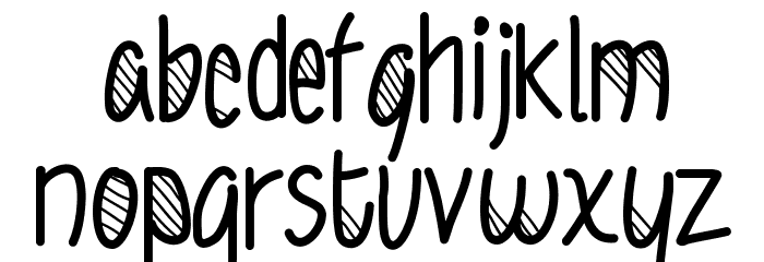 KnewItAll Font LOWERCASE
