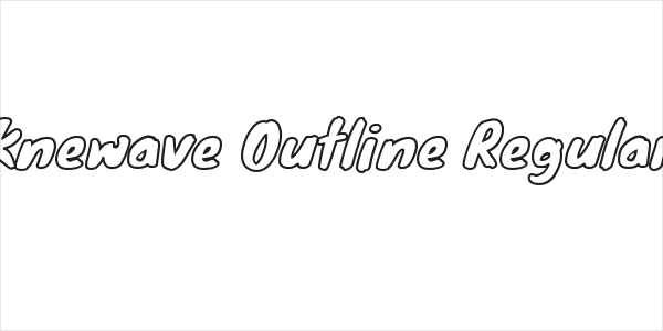 Knewave Outline Regular Logo
