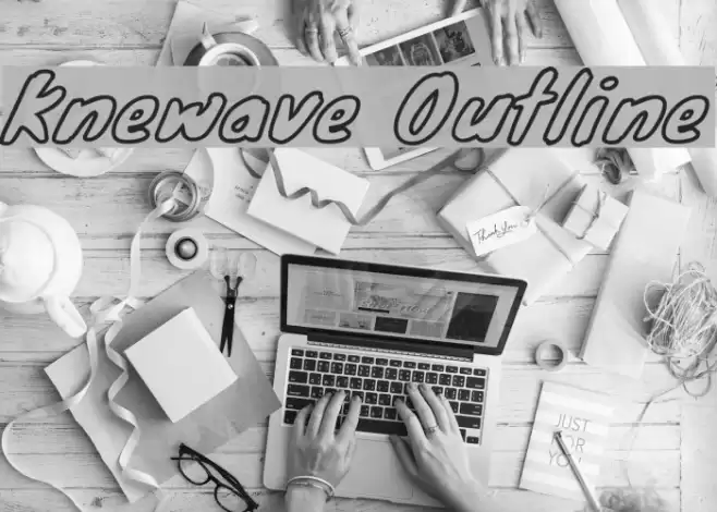 Knewave Outline Font examples
