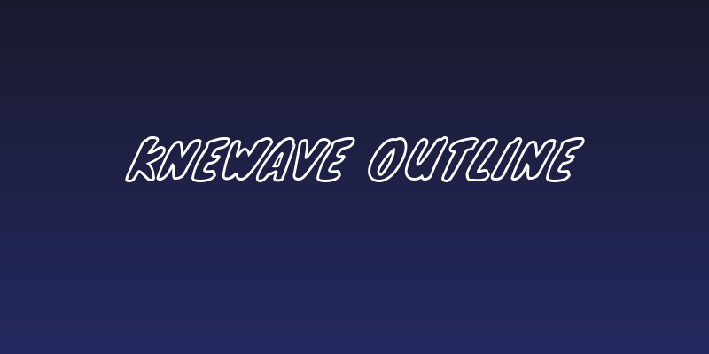 Knewave Outline Social Header