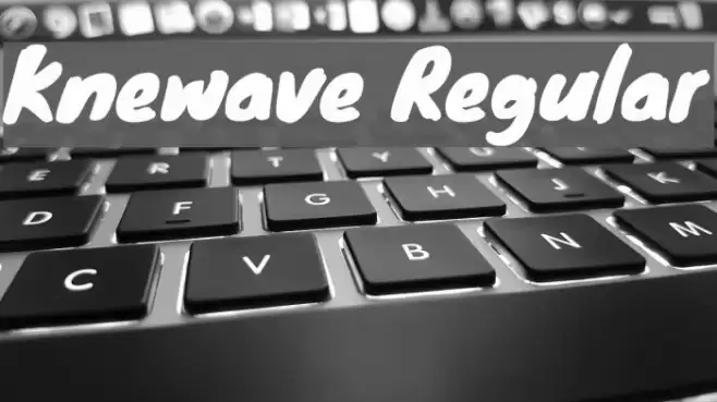 Knewave Regular Font examples