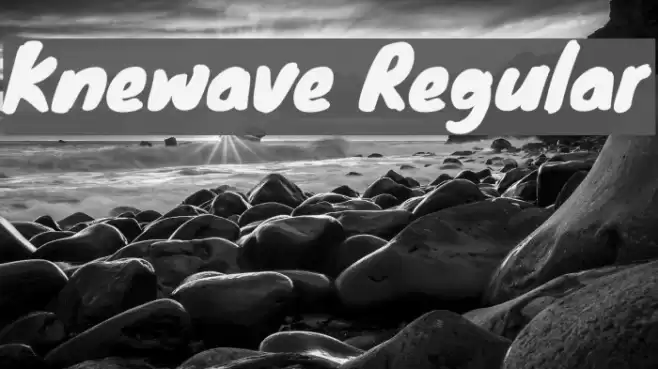 Knewave Regular Font examples