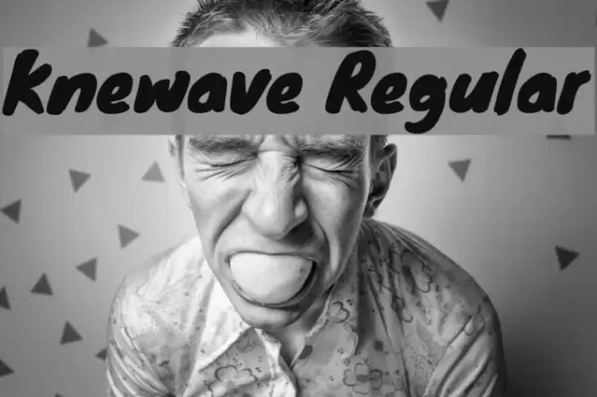 Knewave Regular Font examples
