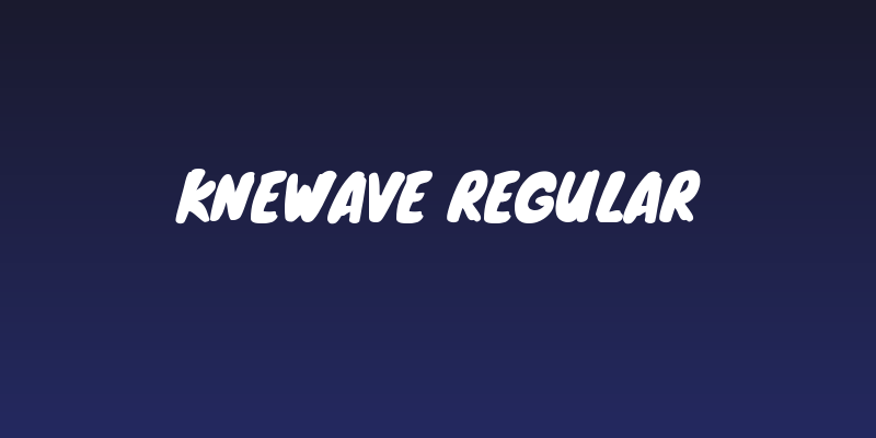 Knewave Regular Social Header
