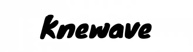 Knewave  フリーフォントのダウンロード