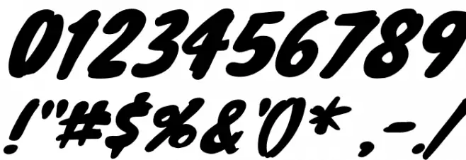 Knewave Font OTHER CHARS