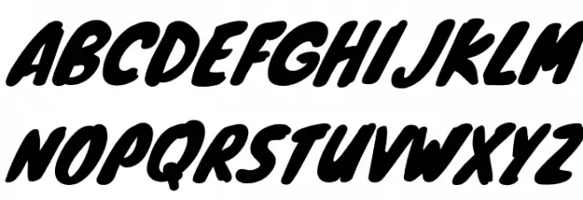 Knewave フォント 大文字