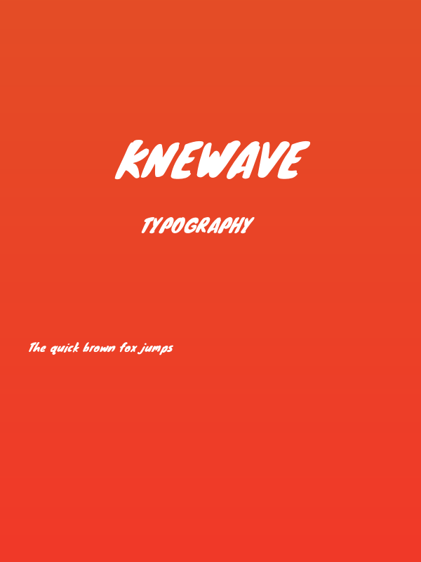 Knewave Poster