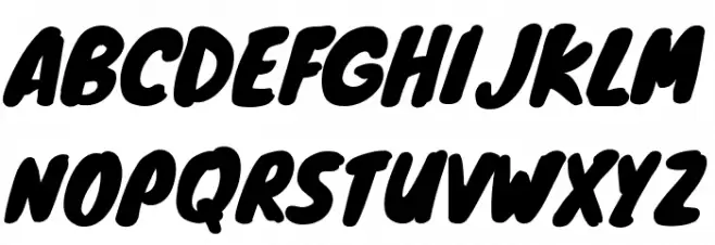 Knewave Schriftart Groß