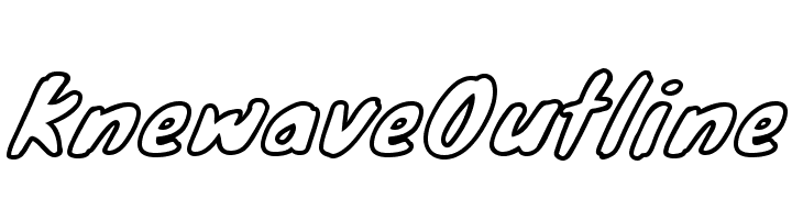 KnewaveOutline  免费字体下载