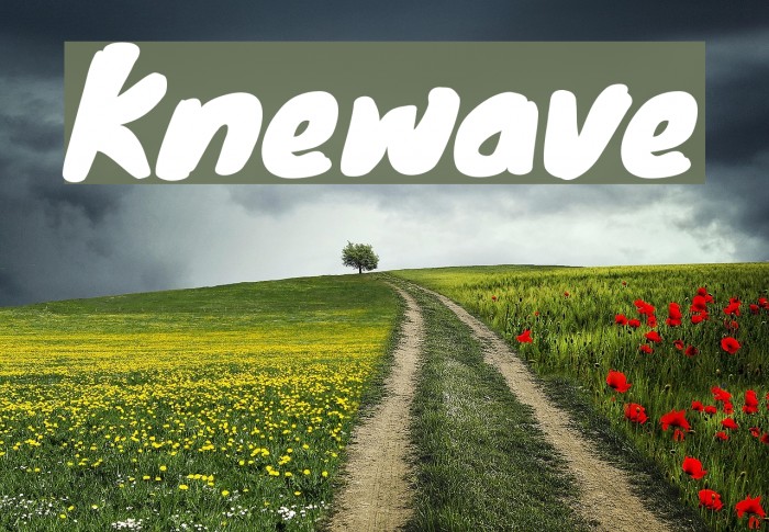 Knewave Font examples