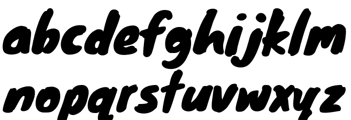 Knewave Font LOWERCASE