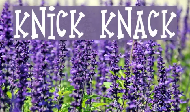 Knick Knack Example 3