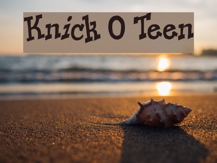 Knick O Teen Example 3