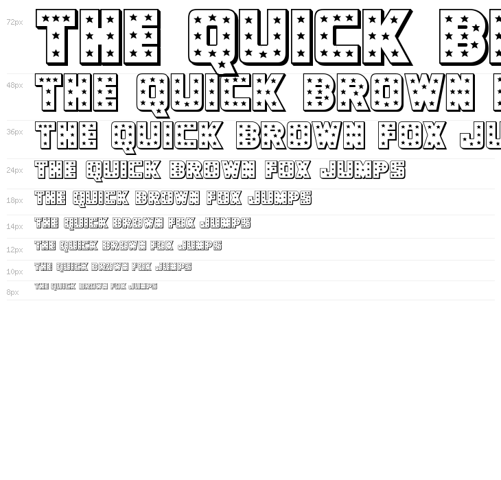 Knievel 3D Regular Waterfall